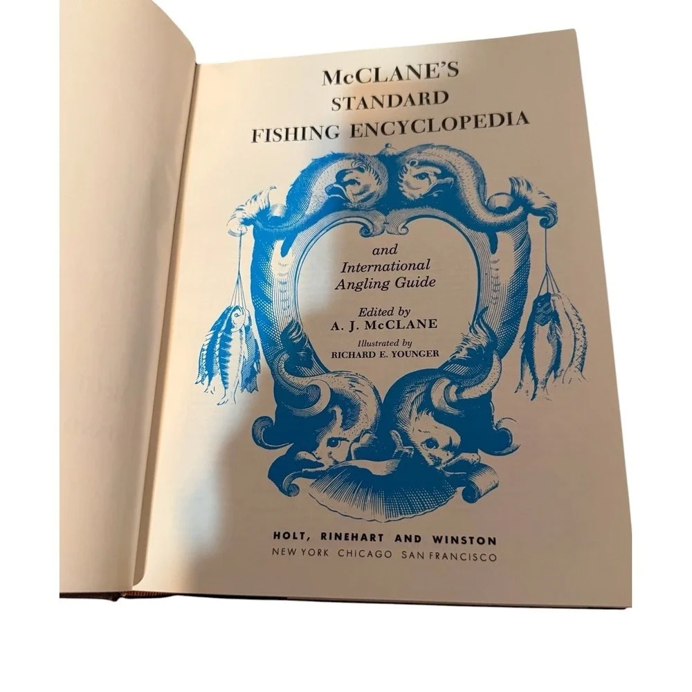 McClane's Standard Fishing Encyclopedia and International Angling Guide 1965 HC
